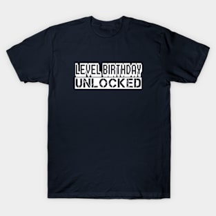 Level Birthday Unlocked T-Shirt